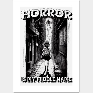 Horror Is My Middle Name Posters and Art